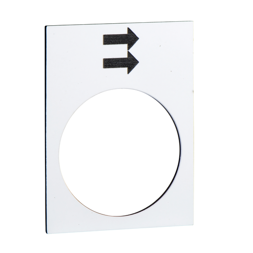 ZB2BY4902 - LEGEND PLATE FOR PENDANT CONTROL STATION. Sold in units of 1