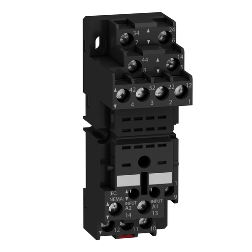 RXZE2M114 - RX SOCKET MIXED TERMINATIONS 4CO. Sold in units of 1