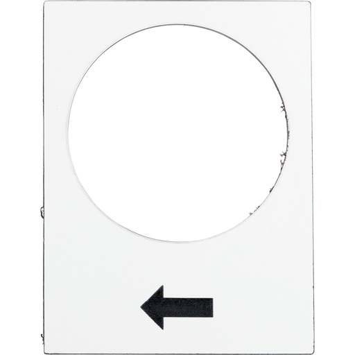 ZB2BY4901 - LEGEND PLATE FOR PENDANT CONTROL STATION. Sold in units of 1