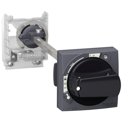 GV2APN01 - IP54 THRU DOOR OP-MECH BLK W/TRIP. Sold in units of 1