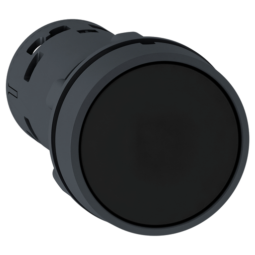 XB7NA21 - BLACK PUSHBUTTON NO. Sold in units of 1