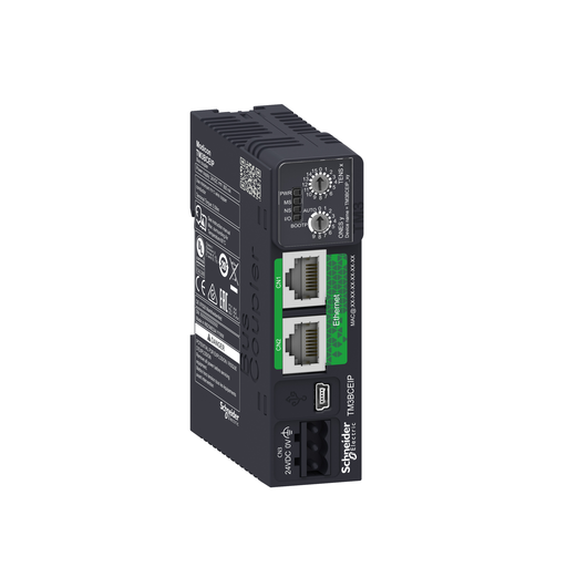 TM3BCEIP - TM3 ETHERNET BUS COUPLER MODULE. Sold in units of 1