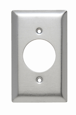 SS720 - 1G POWER OUTLET 1.5938IN HOLE FOR 1.5625IN DIA DEV 302 S/S WP. Sold in units of 1