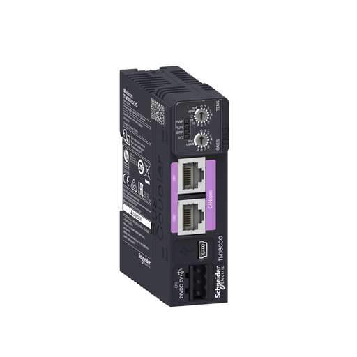 TM3BCCO - CANOPEN TM3 BUS COUPLER MODULE. Sold in units of 1