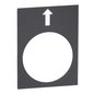 ZB2BY2910 - LEGEND PLATE FOR PENDANT CONTROL STATION. Sold in units of 1