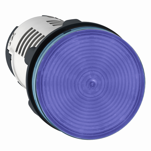XB7EV06GP - PILOT LIGHT LED BLUE 120V AC. Sold in units of 1