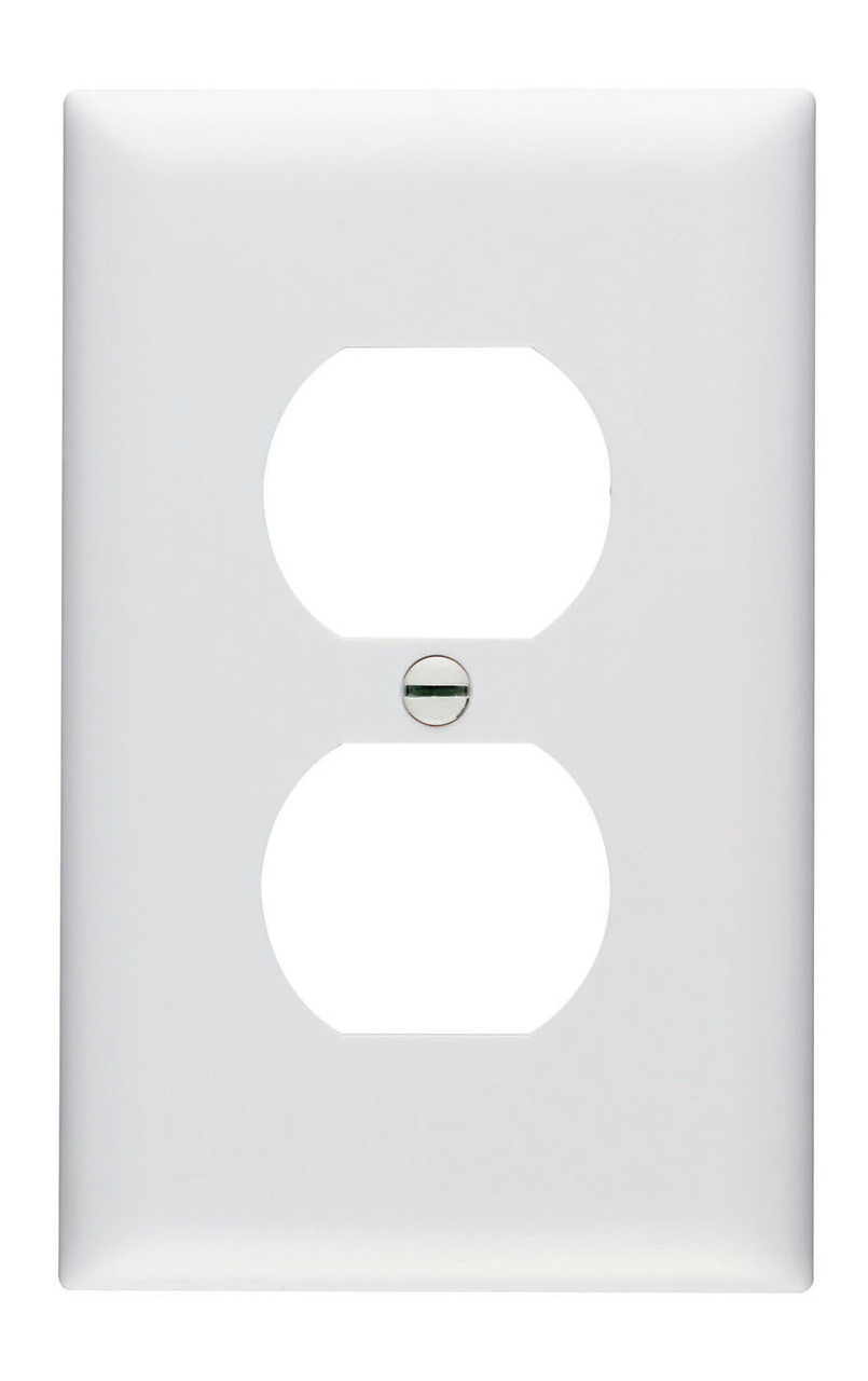 TP8W - TRADEMASTER 1G DUPLEX RECEPTACLE NYLON WP WHITE. Sold in units of 1