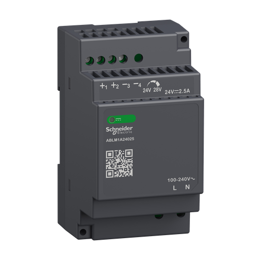 ABLM1A24025 - POWER SUPPLY 24V 2.5A MODULAR. Sold in units of 1