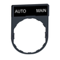ZBY2164 - LEGEND PLATE FOR PUSHBUTTON SWITCH. Sold in units of 1