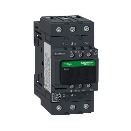 LC1D50ABD - 3P EVERLINK  50A   24V DC. Sold in units of 1