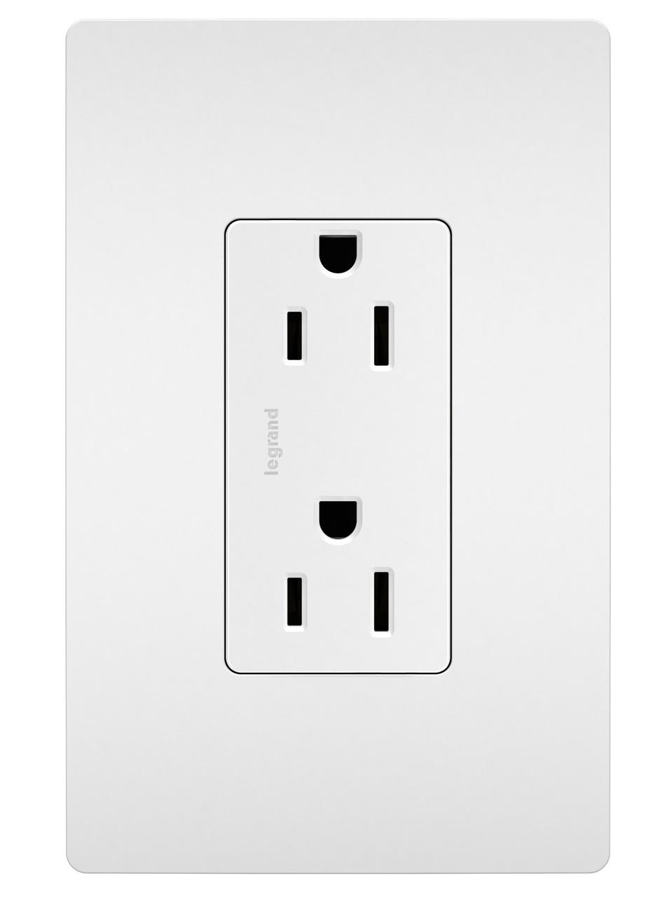 885W - TRADEMASTER 15A 125V DECORATOR DUPLEX RECEPTACLE WHITE. Sold in units of 1