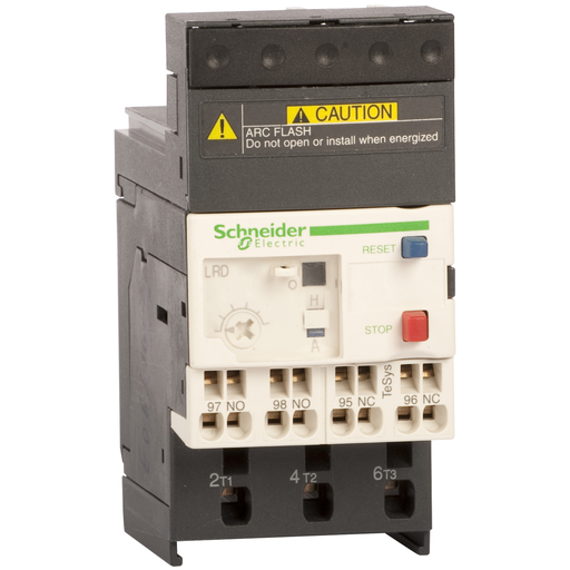 LRD123 - OVERLOAD RELAY 5,5-8 SPRING TERMINALS. Sold in units of 1