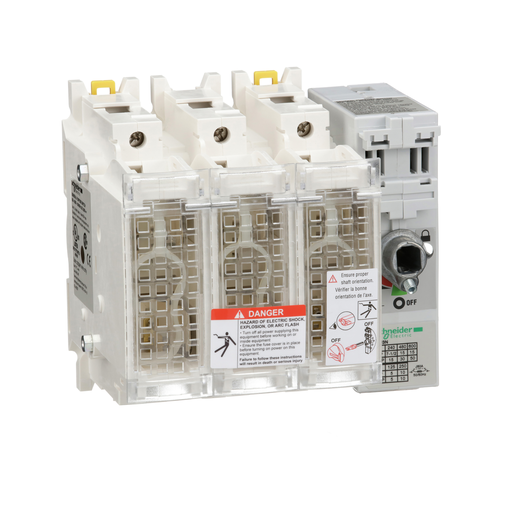 GS2GU3N - DISCONNECT SWITCH FUSIBLE 600V 60A 3P. Sold in units of 1