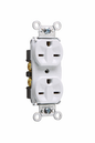 5662W - 15A 250V SB HD SPEC GRD B/S WIRE DUPLEX RECEPTACLE WHITE. Sold in units of 1