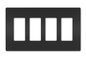 RWP264BK - RADIANT WALLPLATE 4G BLACK. Sold in units of 1