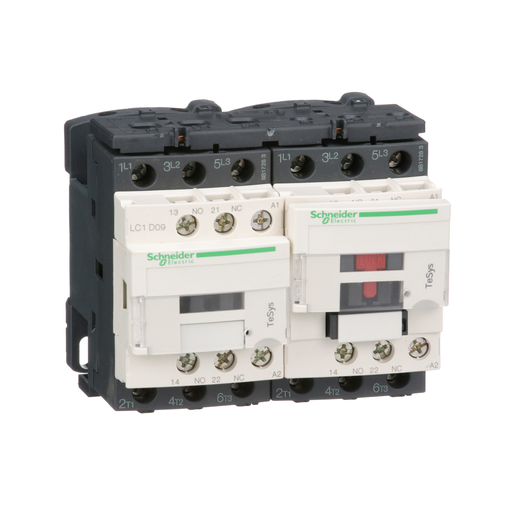 LC2D09G7 - REVERSING CONT 1NO+1NC 9A 120V 50/60HZ. Sold in units of 1