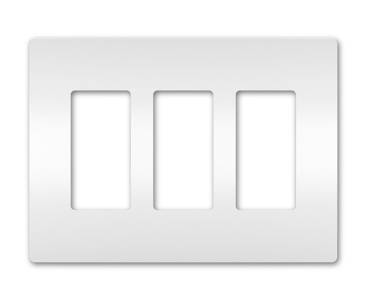 RWP263W - RADIANT WALLPLATE 3G WHITE. Sold in units of 1