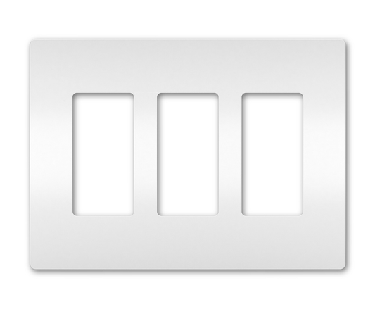 RWP263W - RADIANT WALLPLATE 3G WHITE. Sold in units of 1