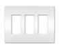 RWP263W - RADIANT WALLPLATE 3G WHITE. Sold in units of 1