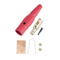 PS40MBR - CAM-TYPE 400A 600V SERIES 16 IN-LINE CONN MALE 2/0-4/0 RED. Sold in units of 1