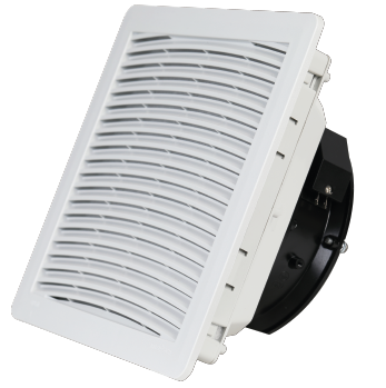 FTEC26L4X-115SB - 10 FAN FILTER, IP 54, NEMA 12, 115 VAC, 165/155 CFM (SCREWLESS CONNECTORS) LIGHT GREY (RAL 7035) STANDARD FLOW. Sold in units of 1