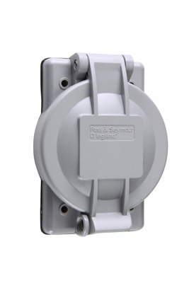 WPG1 - WEATHERPROOF COVER FOR FLANGED INLETS & OUTLETS. Sold in units of 1