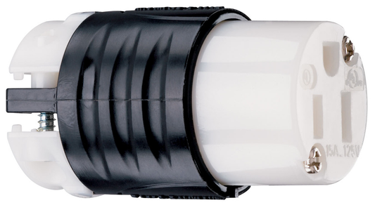 PS5269X - 15A 125V STRAIT BLD EHU SPEC GRD CONNECTOR BLACK & WHITE. Sold in units of 1