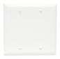 TP23W - TRADEMASTER 2 GANG  BLANK BOX MT NYLON WP WHITE. Sold in units of 1