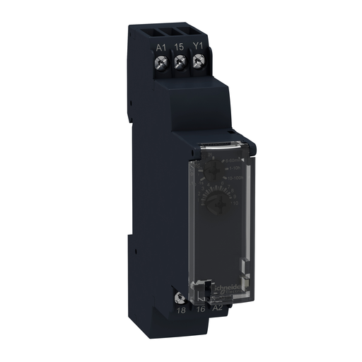 RE17RAMU - TIMER ON DELAY 24VDC&24-240VAC. Sold in units of 1