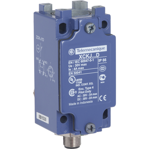 ZCKJ1D - LIMIT SWITCH BODY M12 ENTRY. Sold in units of 1