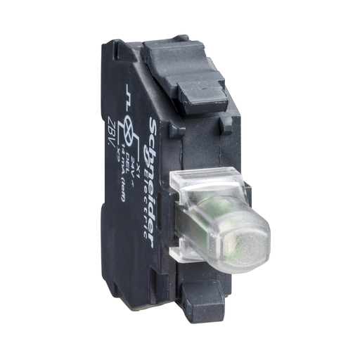 ZBVB4 - LIGHT MODULE FOR PILOT LIGHT 24V - RED. Sold in units of 1
