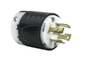 L1730P - TURNLOK 30A 3Ø 600V 3P 4-WIRE BLACK BACK WHITE FRONT PLUG. Sold in units of 1