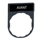 ZBY2105 - LEGEND PLATE FOR PUSHBUTTON SWITCH. Sold in units of 1