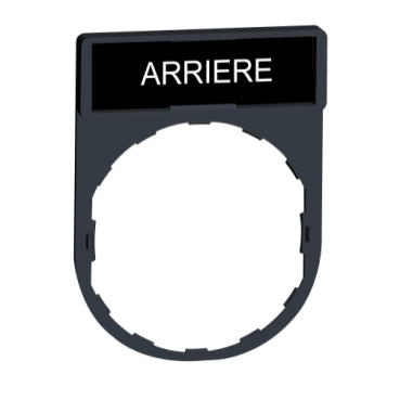 ZBY2106 - STD NAMEPLATE:  "ARRIERE". Sold in units of 1