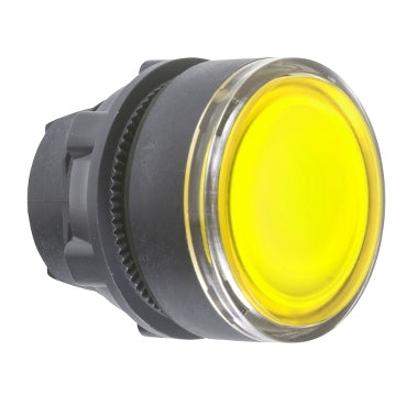 ZB5AW383 - ZB5 YELLOW ILLUM. LED PUSH BUT. FLUSH. Sold in units of 1