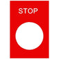 ZB2BY2304 - LEGEND PLATE FOR PENDANT CONTROL STATION. Sold in units of 1