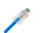 85-370 - CAT5E FEED-THRU RJ-45 MODULAR PLUGS 25/CARD. Sold in units of 1