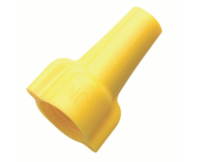 30-451 - WING-NUT, 451 TWIST-ON CONNECTOR, YELLOW, 18-12AWG, 100/C-PAK  . Sold in units of 1