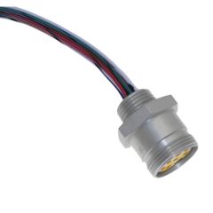 MIN-19FR-1 - 19 PL FEM RCP, 1' LEADS. Sold in units of 1