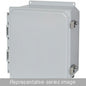 PCJ1086LF - POLYCARB 10X8X6 LATCH W/FLANGE. Sold in units of 1