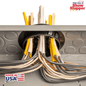 KO25W - WIRE WAFFLE CONNECTOR FOR 2.5" KO'S-SINGLE UNIT. Sold in units of 1